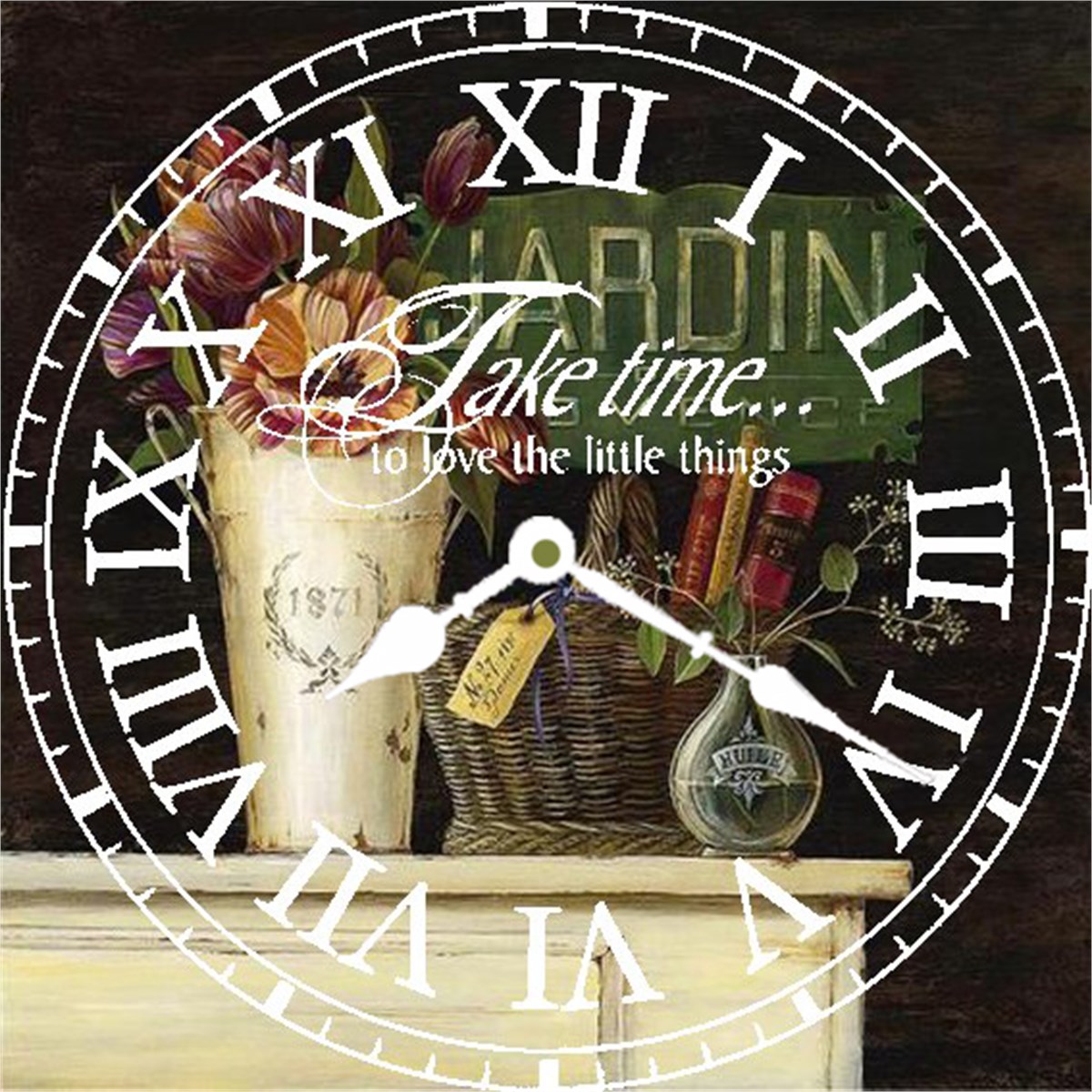 Ahşap Retro Duvar Saati 