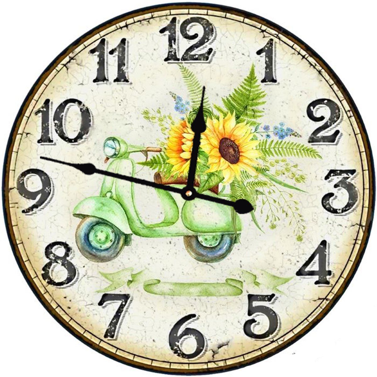 Ahşap Retro Duvar Saati 