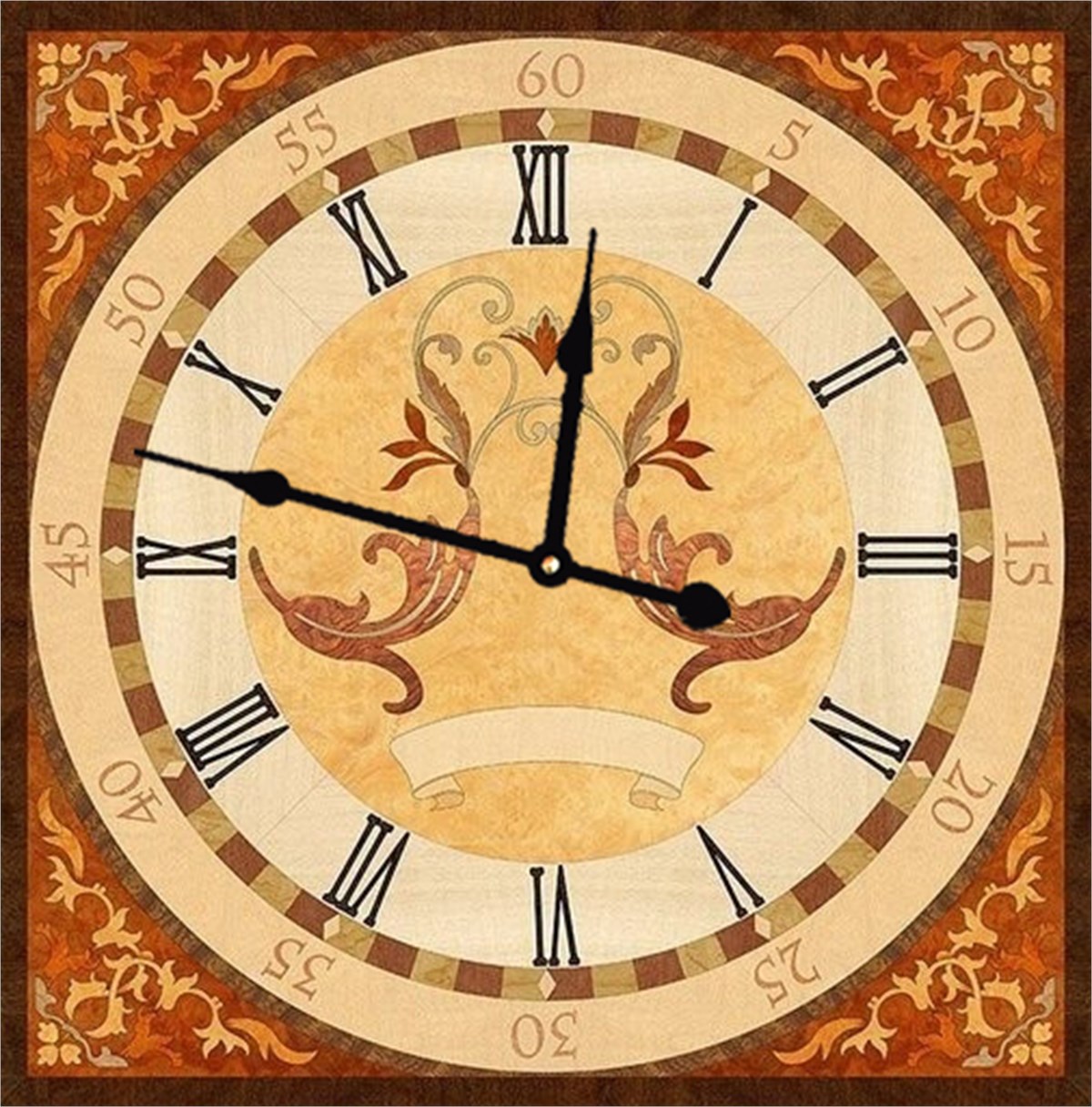 Ahşap Retro Duvar Saati 