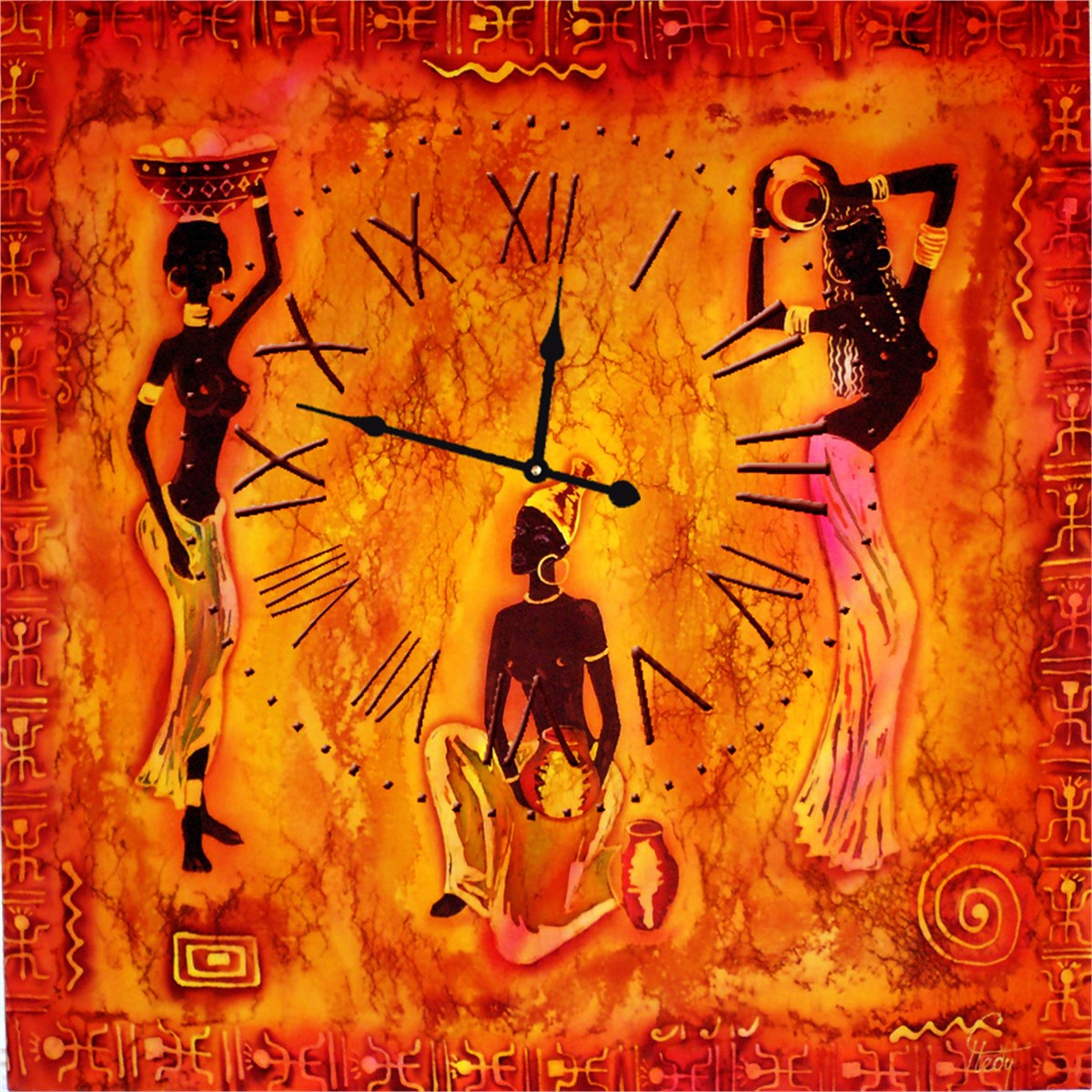 Ahşap Retro Duvar Saati 