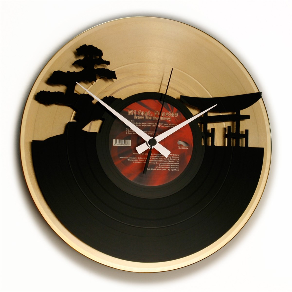 Ahşap Retro Duvar Saati 