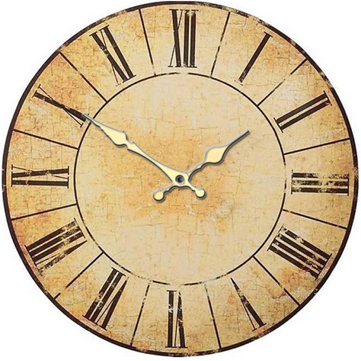 Ahşap Retro Duvar Saati 