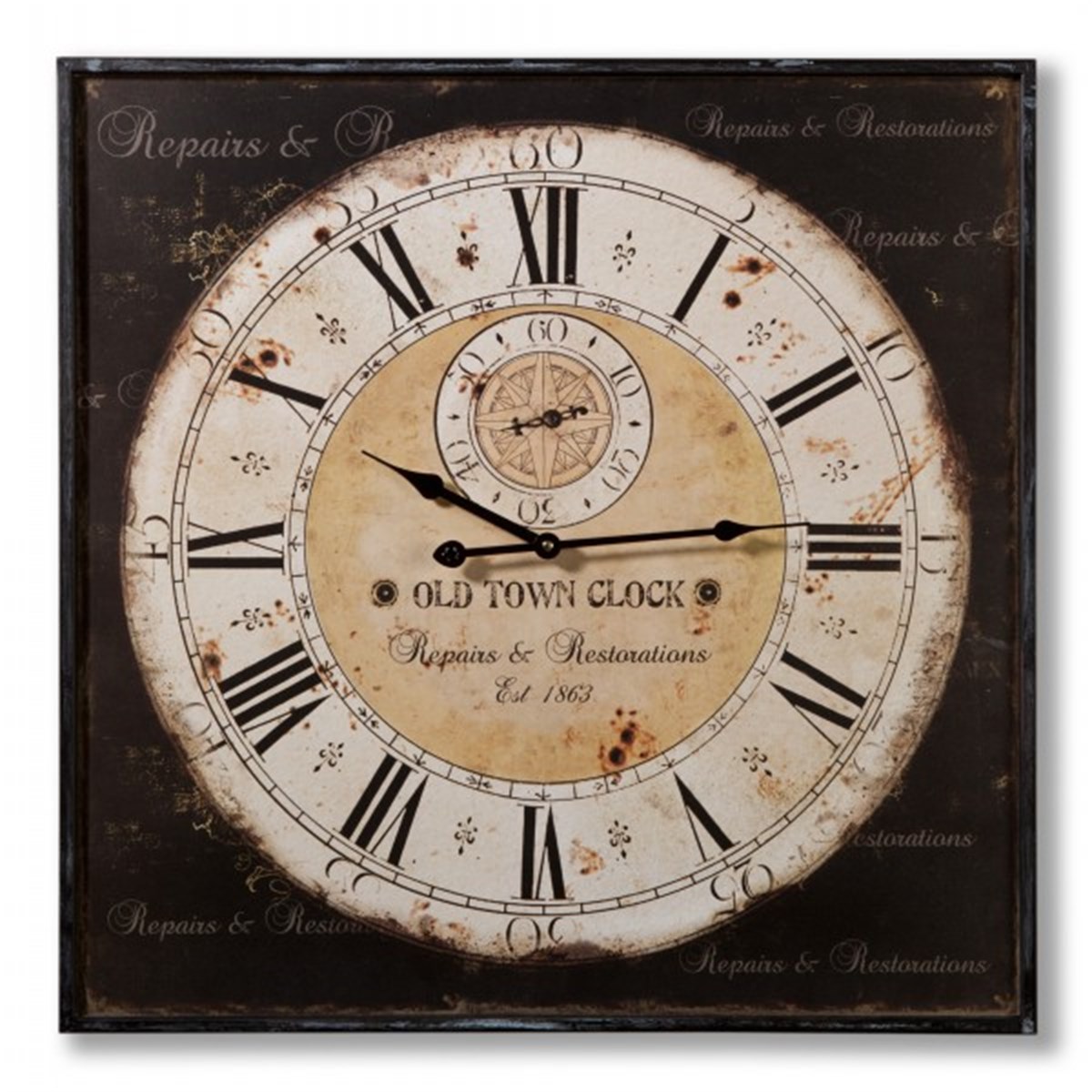 Ahşap Retro Duvar Saati 