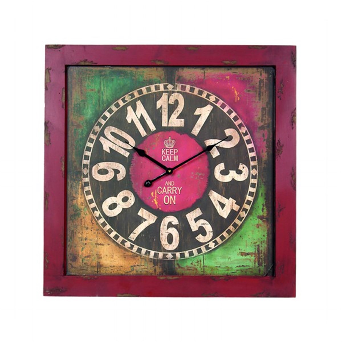 Ahşap Retro Duvar Saati 