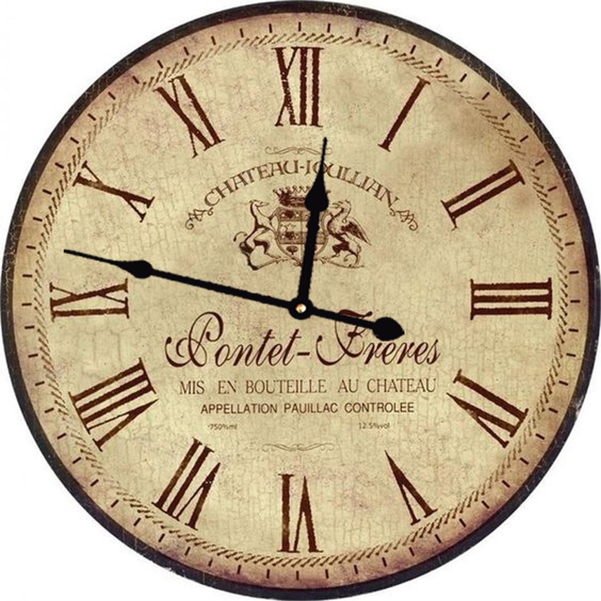 Ahşap Retro Duvar Saati 