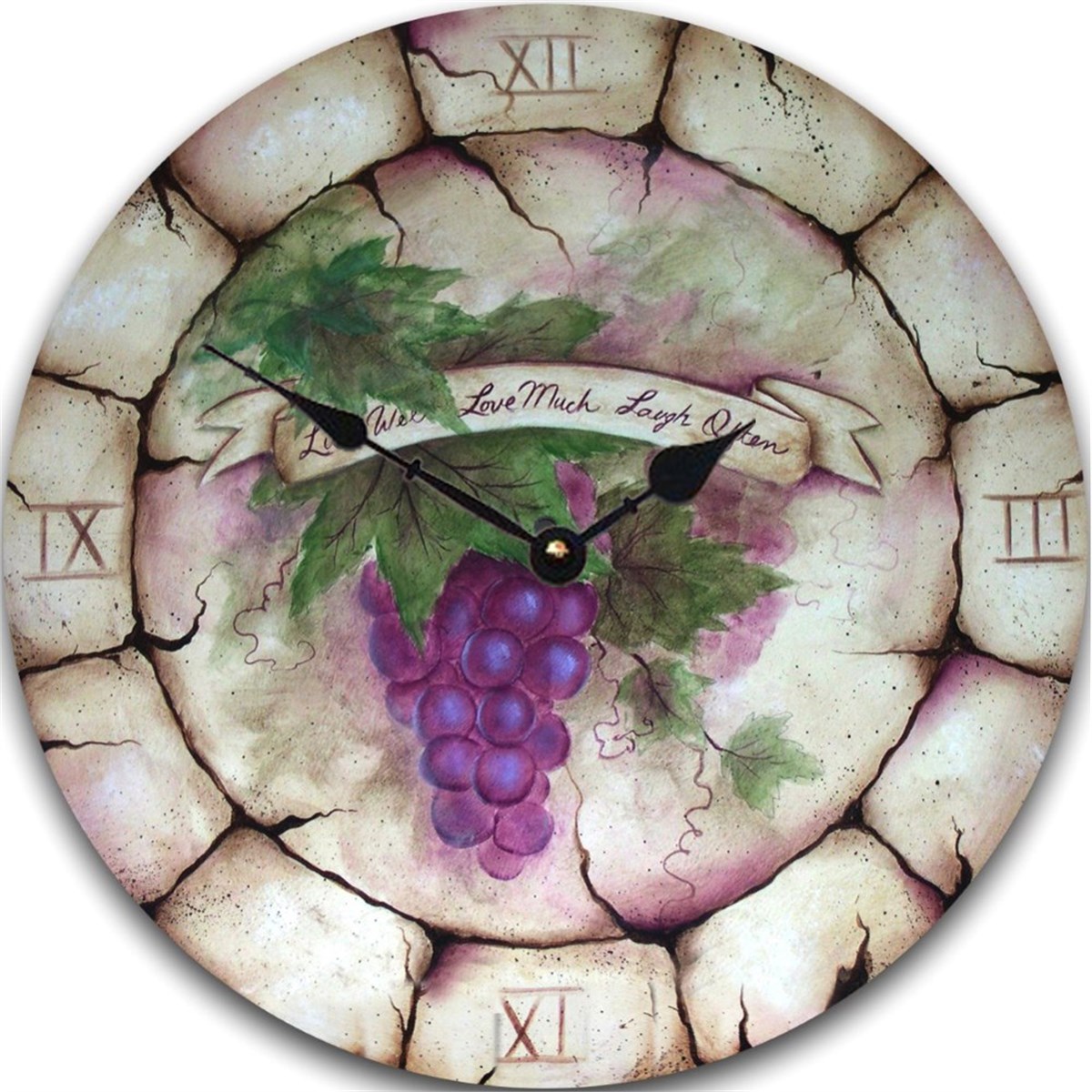 Ahşap Retro Duvar Saati 