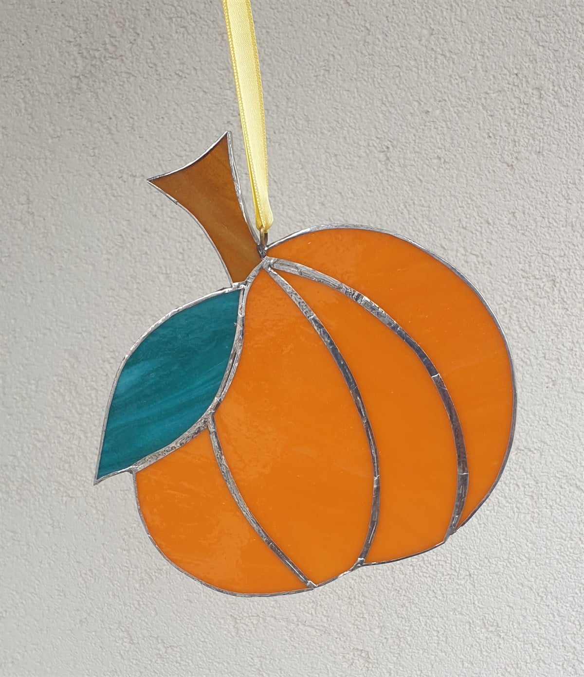 Markakanvas  Balkabağı cam vitray 17x18cm 