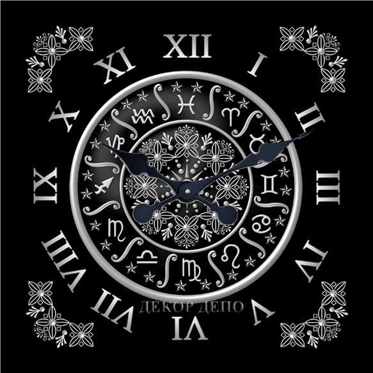 Markakanvas Kare Duvar Saati