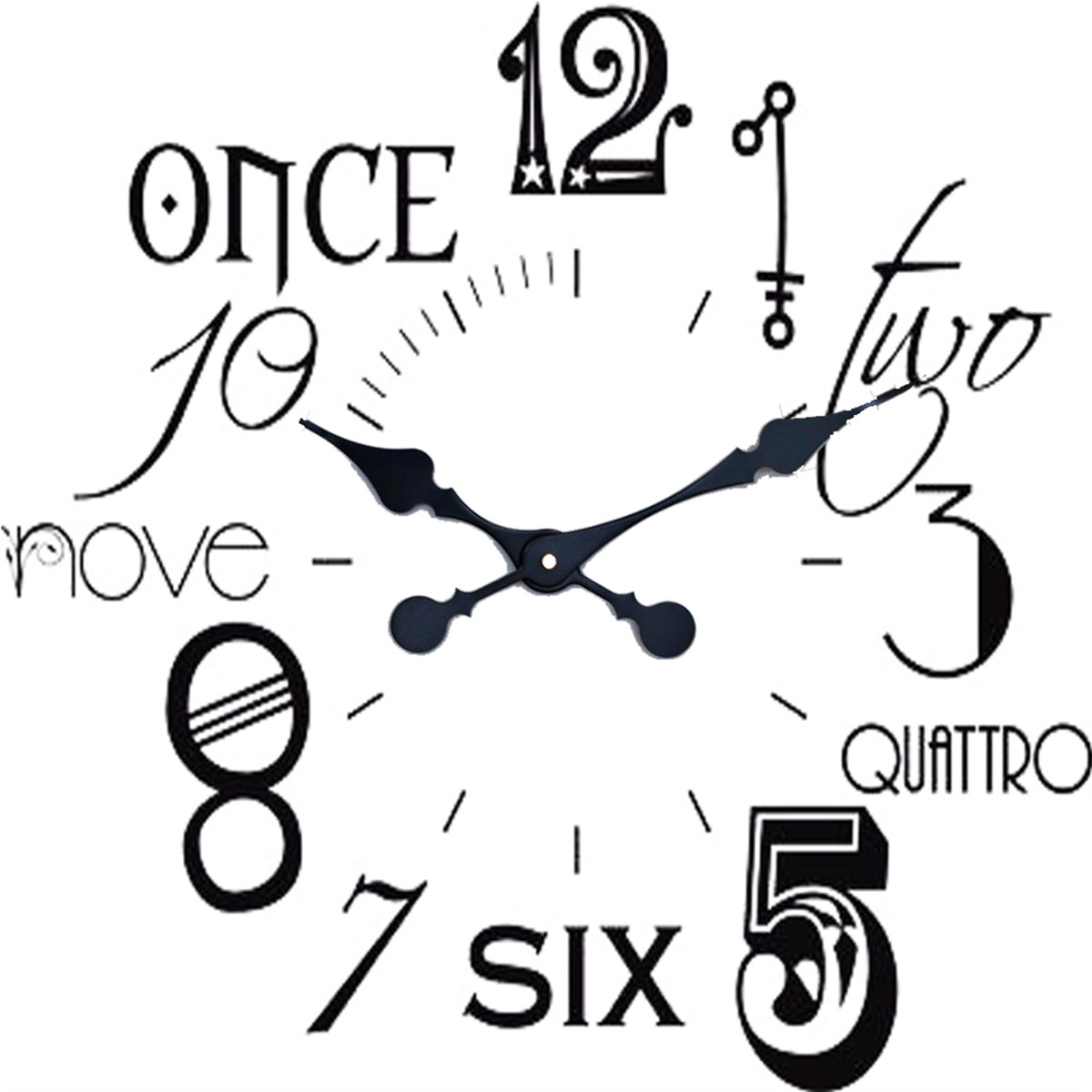 Markakanvas Kare Duvar Saati