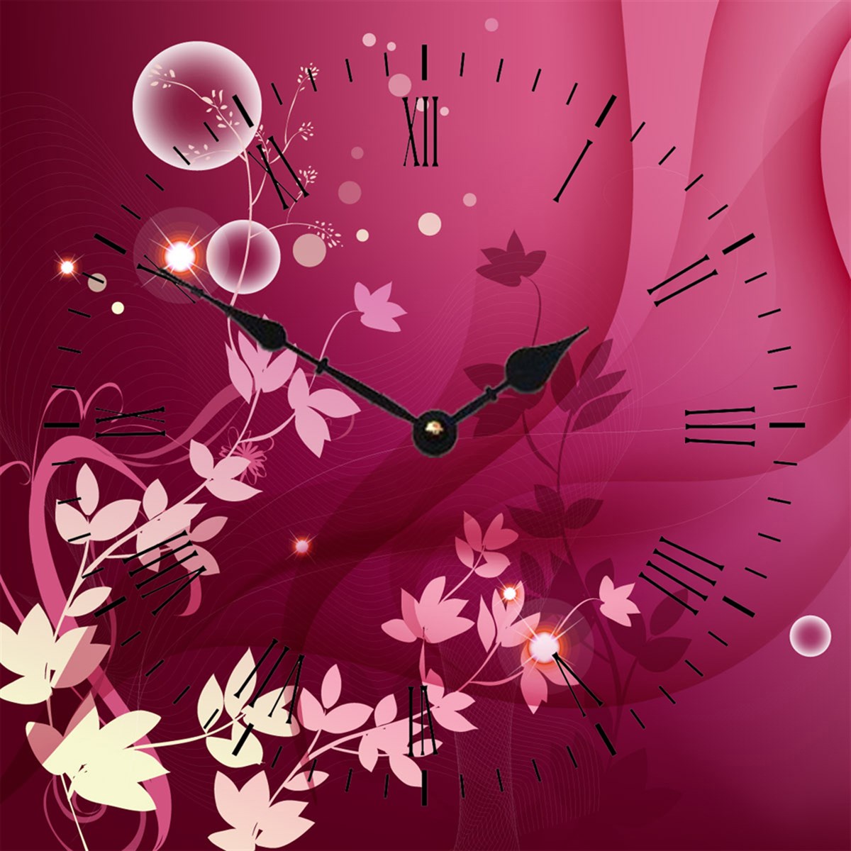 Markakanvas Kare Duvar Saati