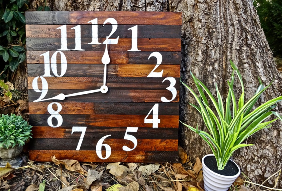 Markakanvas Kare Duvar Saati