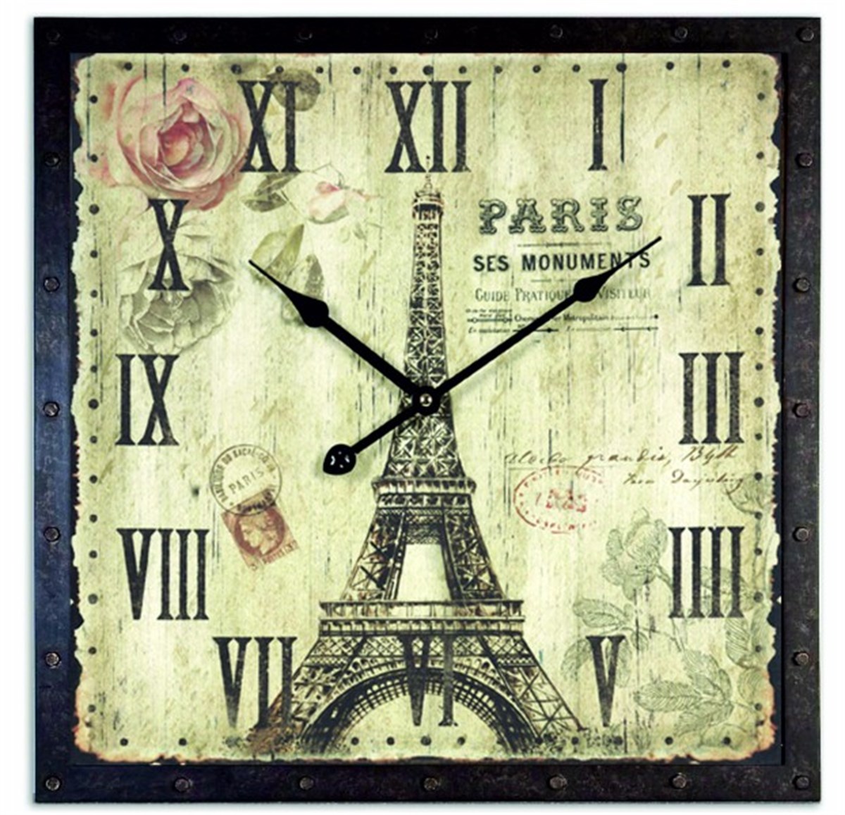 Markakanvas Kare Duvar Saati