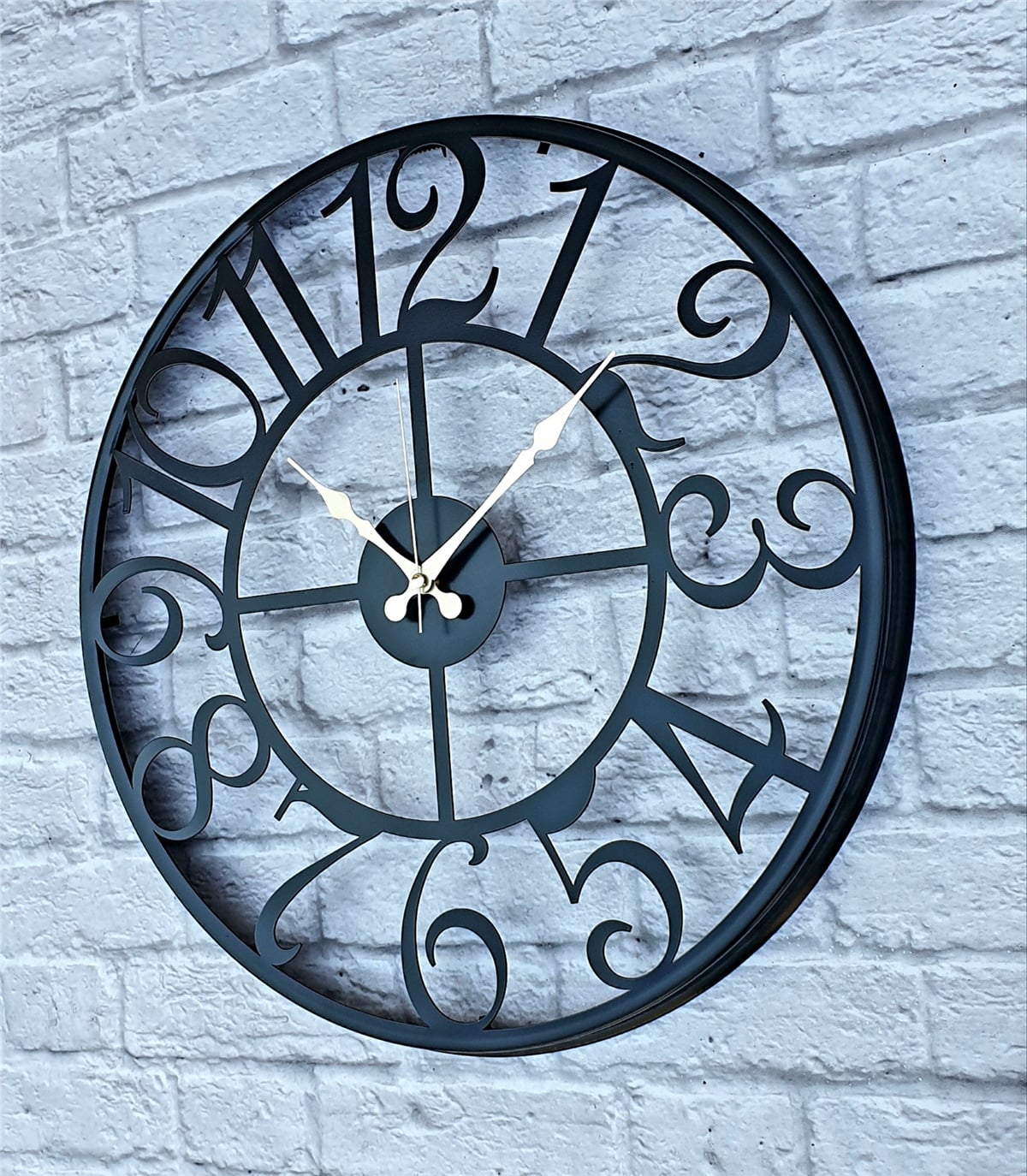 Markakanvas Metal Duvar Saati  ( Çap 50 cm -Çap 80 cm )