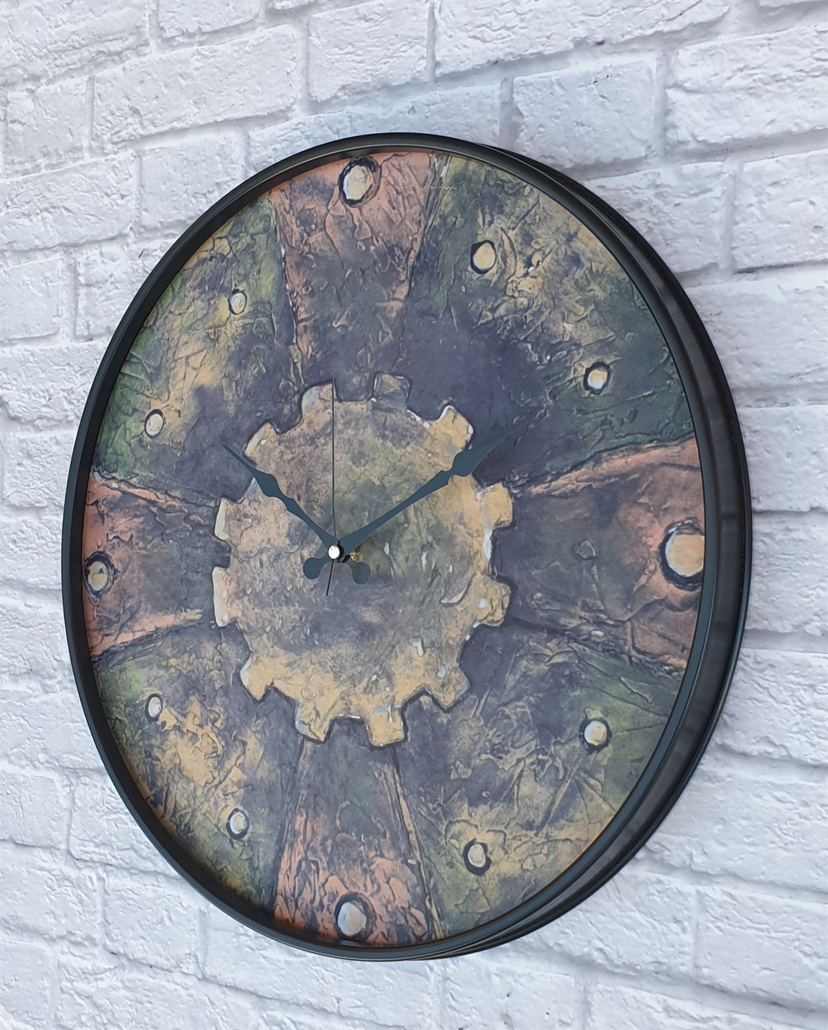 Markakanvas Metal Kasalı Duvar Saati