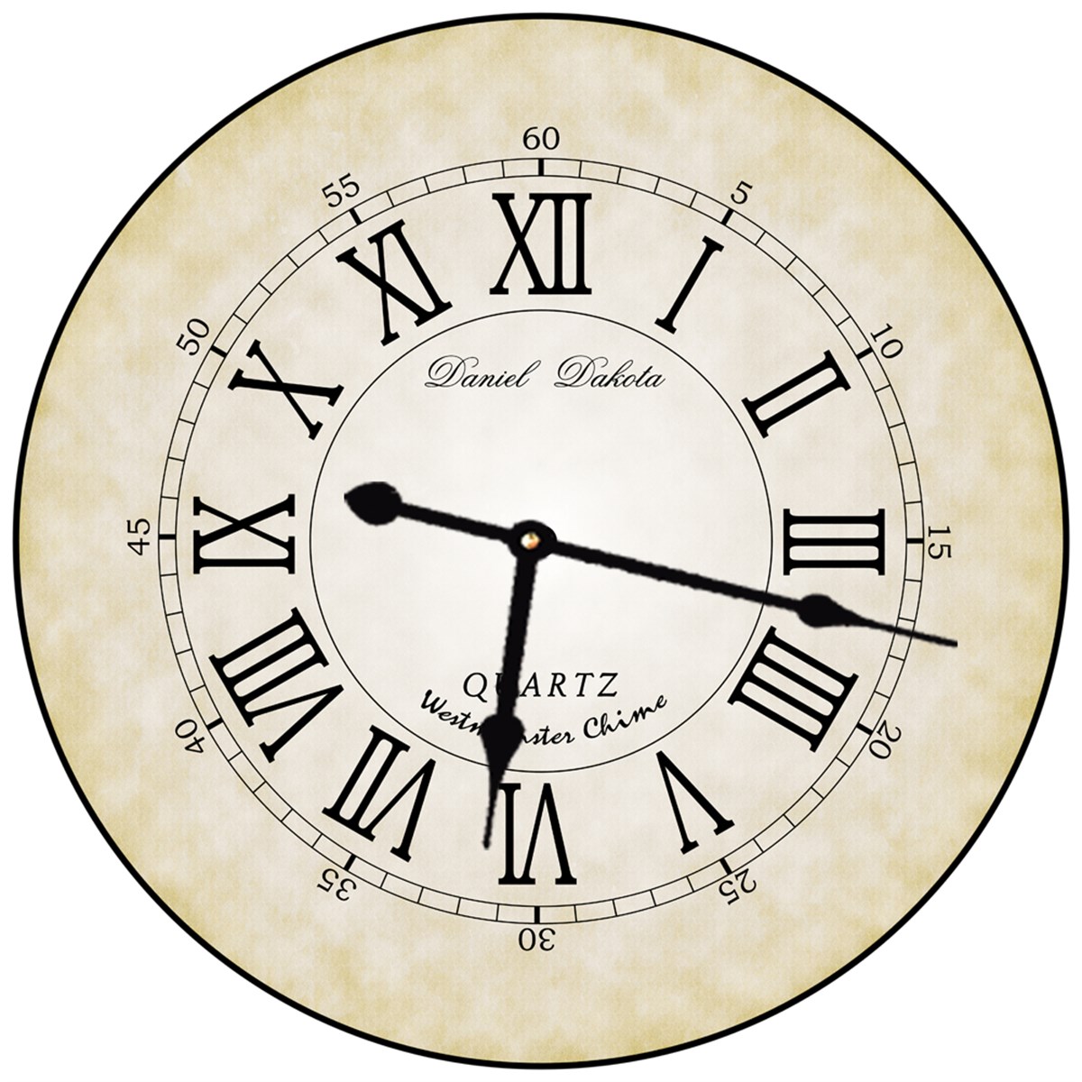 Markakanvas Yuvarlak Duvar Saati