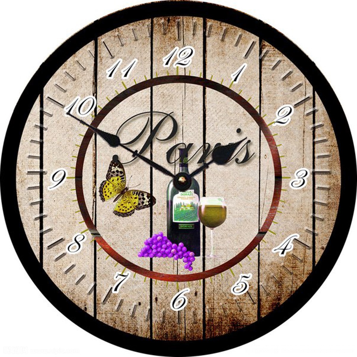 Markakanvas Yuvarlak Duvar Saati