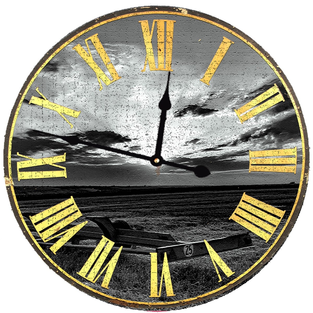 Markakanvas Yuvarlak Duvar Saati