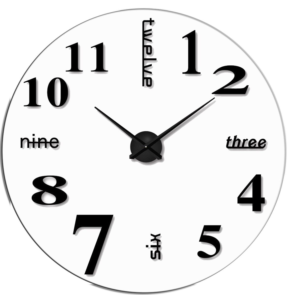 Markakanvas Yuvarlak Duvar Saati