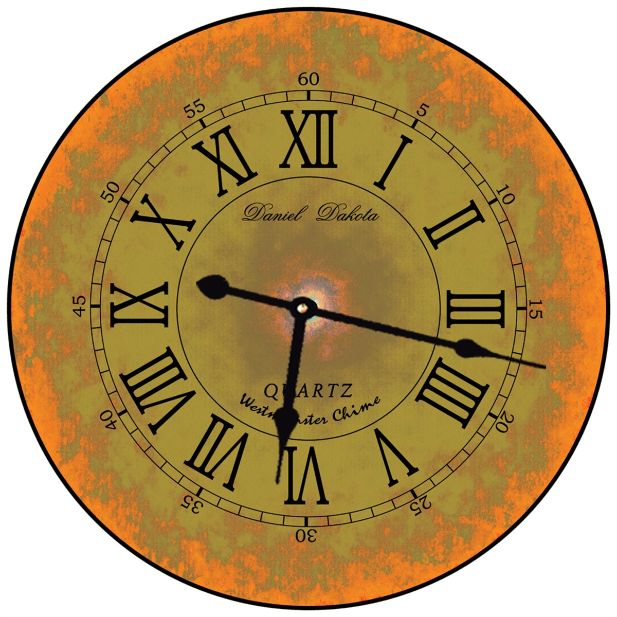 Markakanvas Yuvarlak Duvar Saati