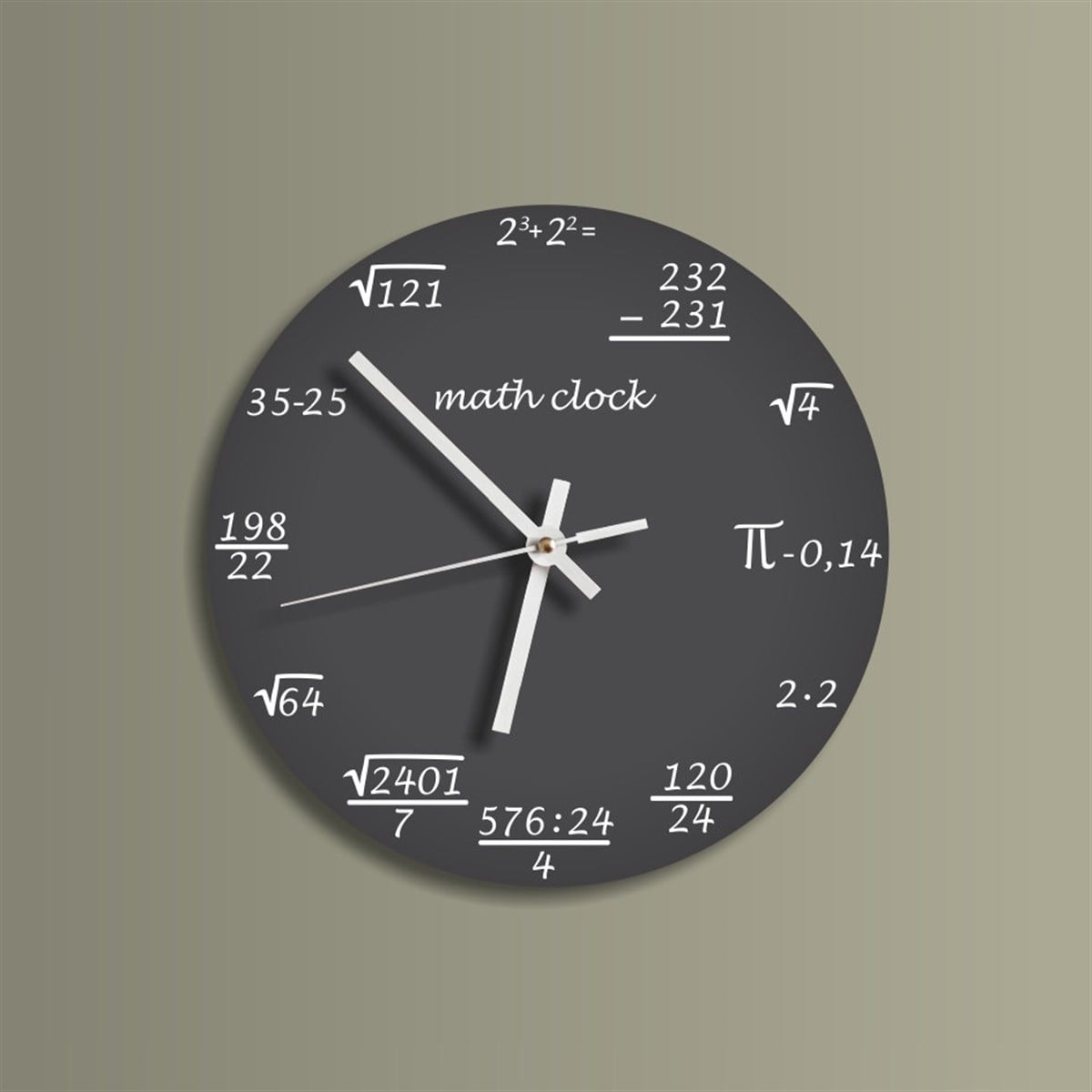 Markakanvas Yuvarlak Duvar Saati