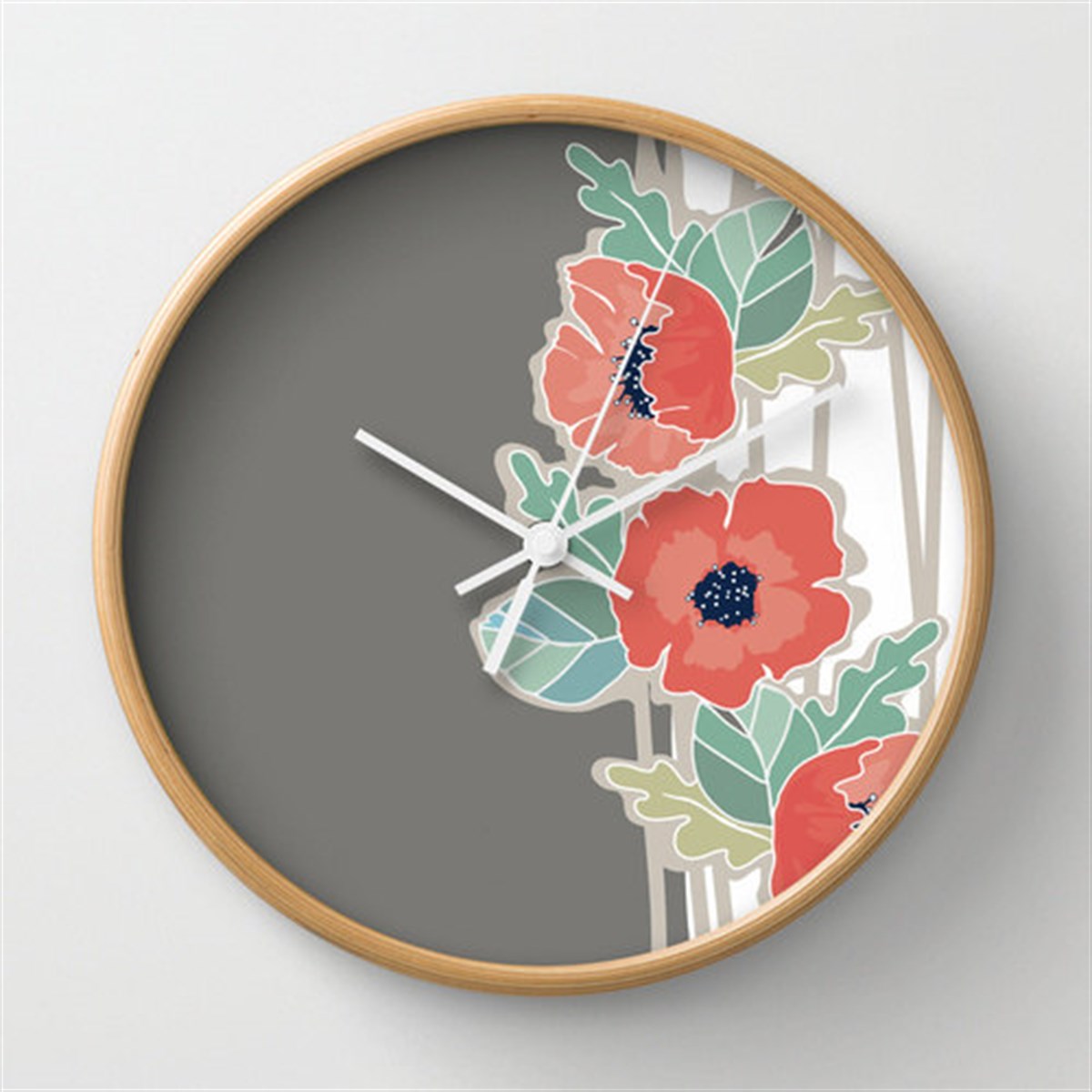 Markakanvas Yuvarlak Duvar Saati