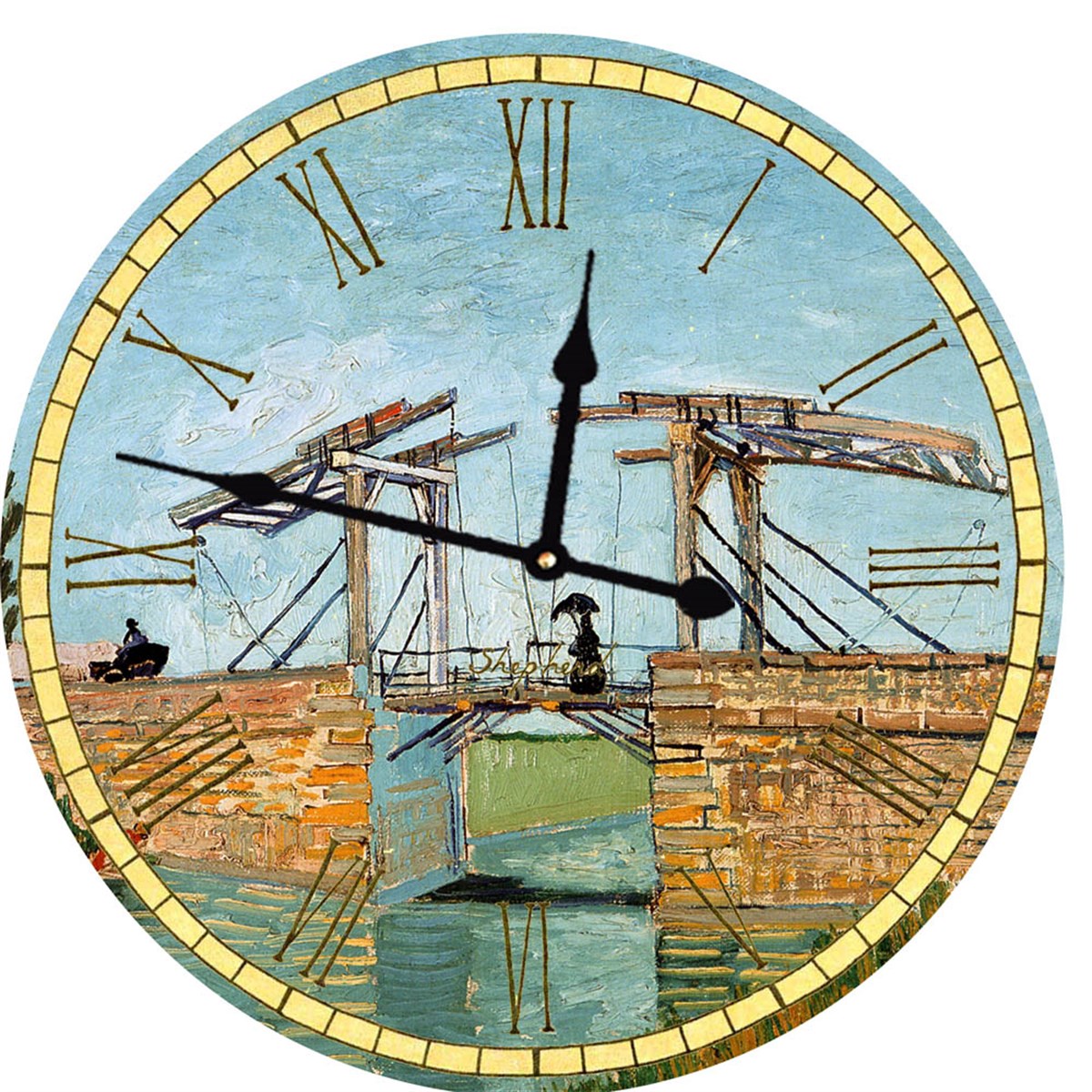 Markakanvas Yuvarlak Duvar Saati