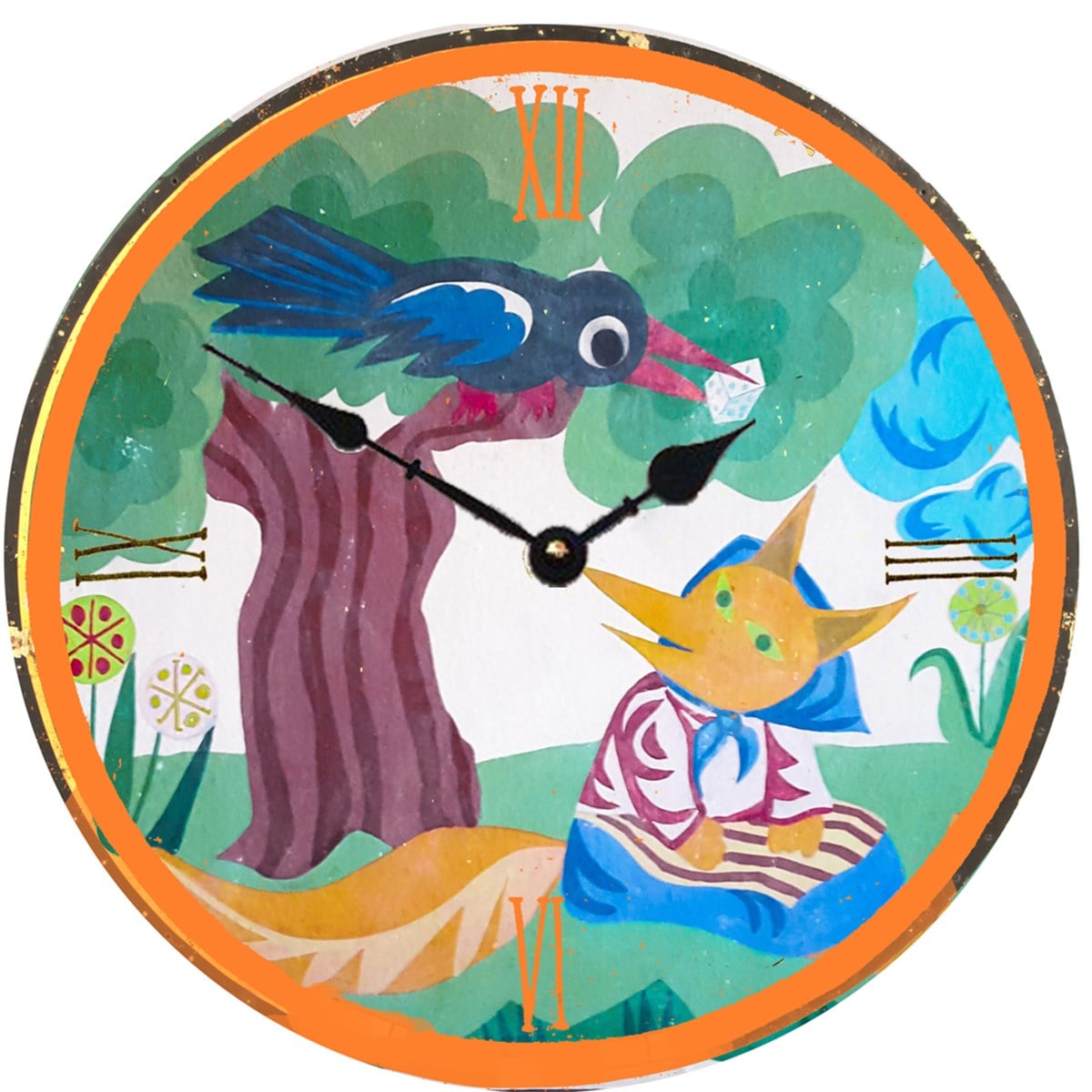 Markakanvas Yuvarlak Duvar Saati