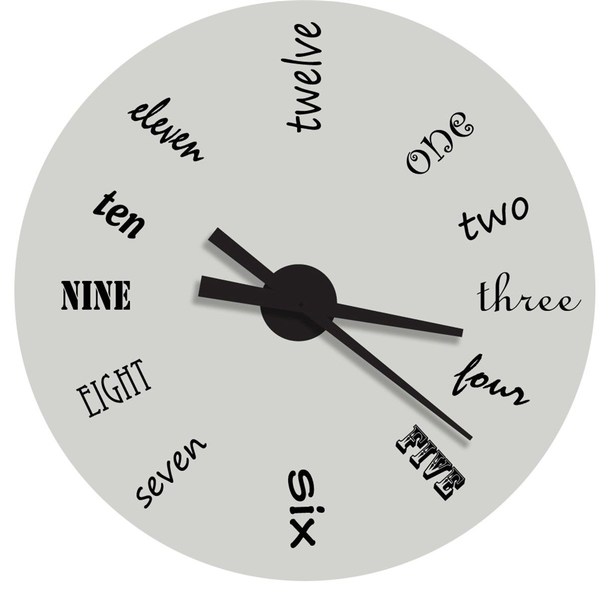 Markakanvas Yuvarlak Duvar Saati