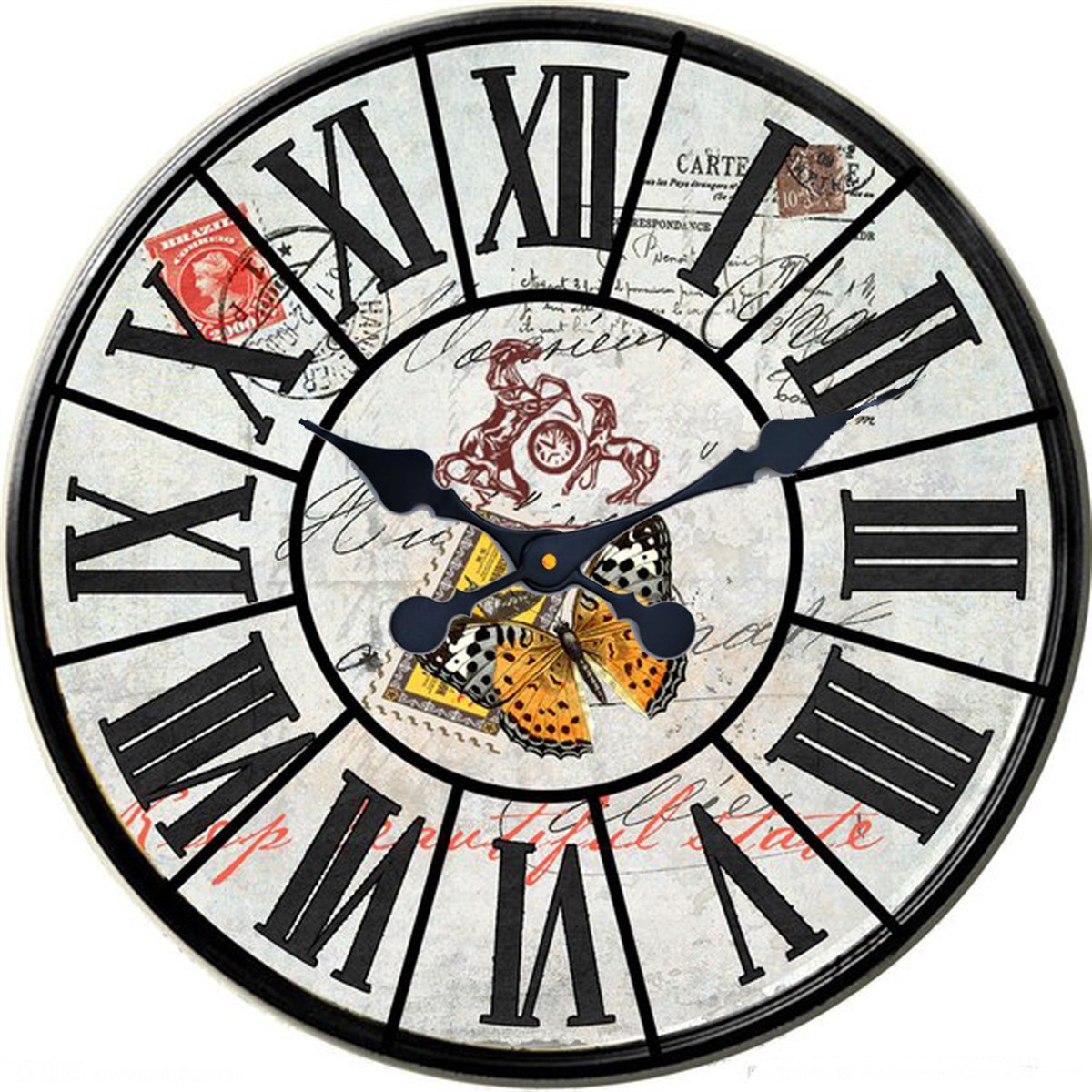 Markakanvas Yuvarlak Duvar Saati