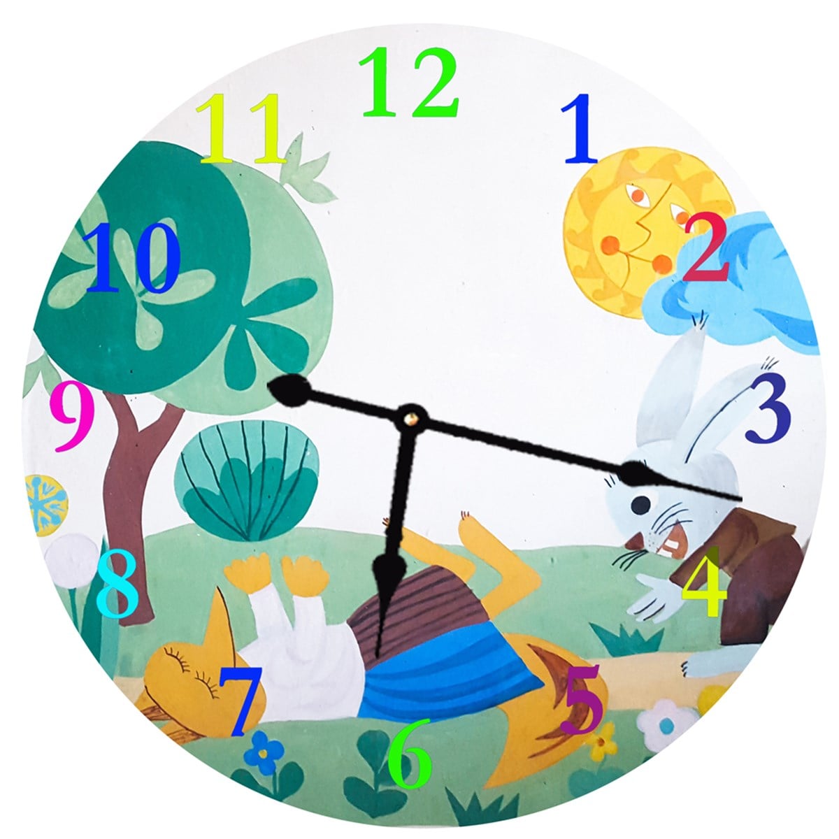 Markakanvas Yuvarlak Duvar Saati