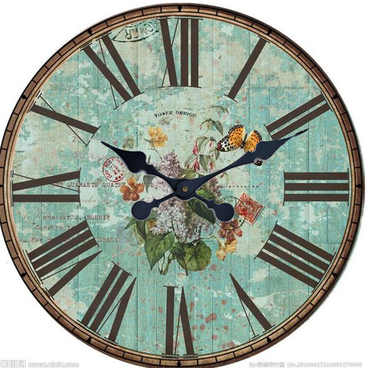 Markakanvas Yuvarlak Duvar Saati