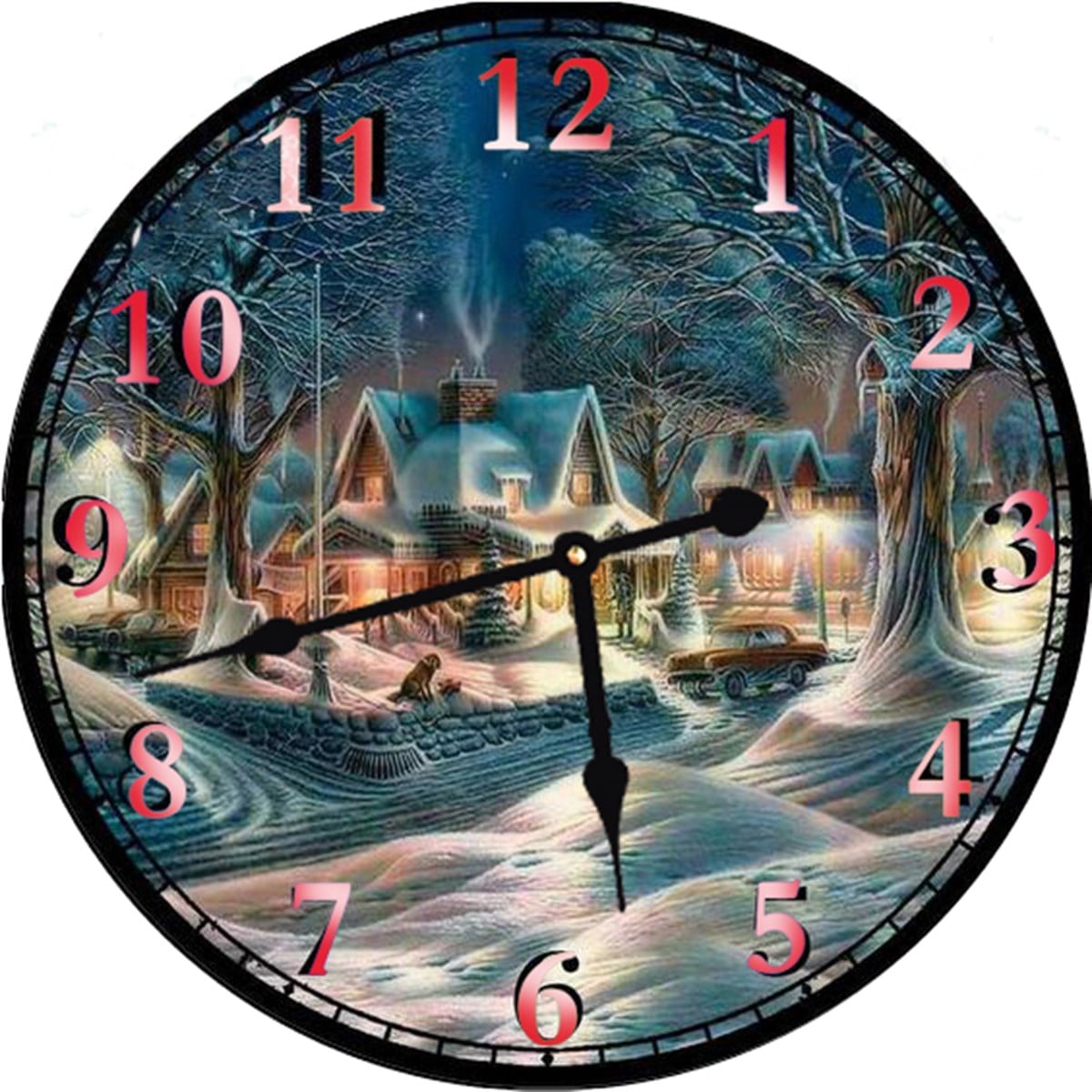 Markakanvas Yuvarlak Duvar Saati