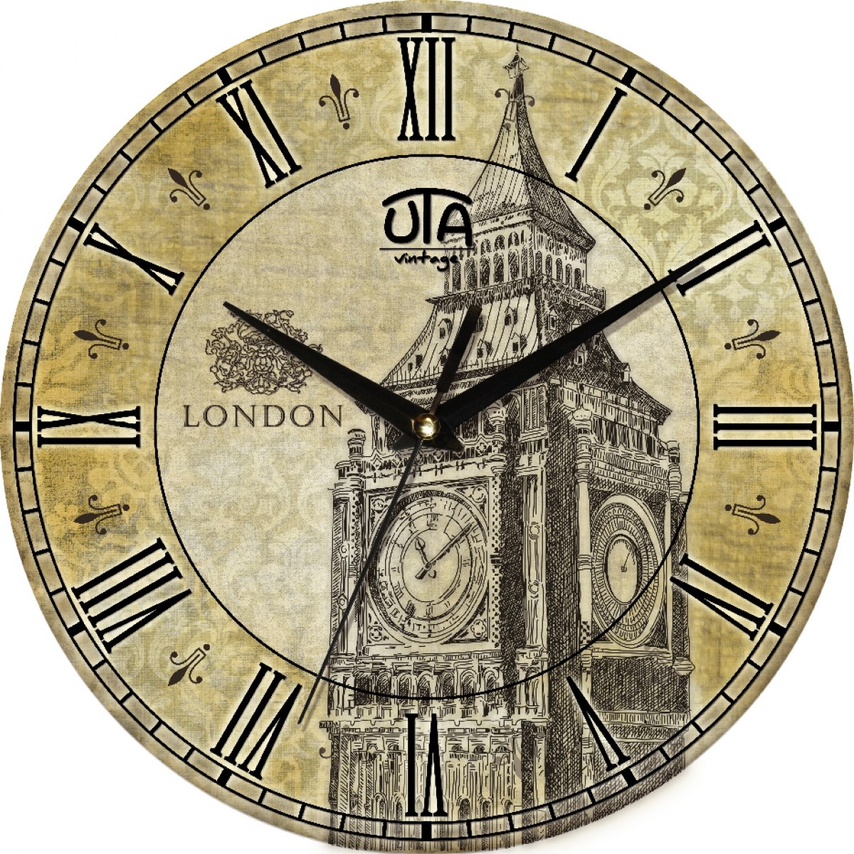 Markakanvas Yuvarlak Duvar Saati