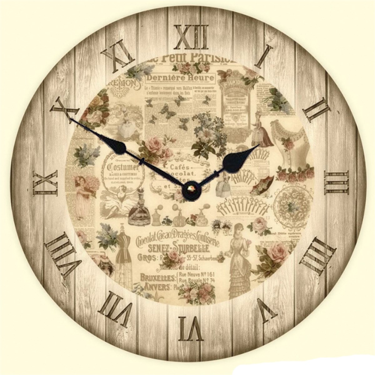 Markakanvas Yuvarlak Duvar Saati