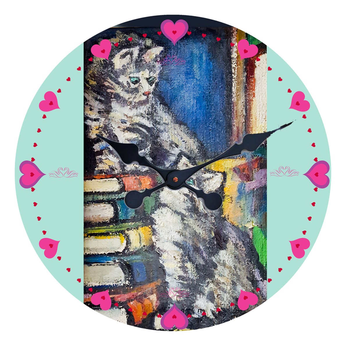 Markakanvas Yuvarlak Duvar Saati