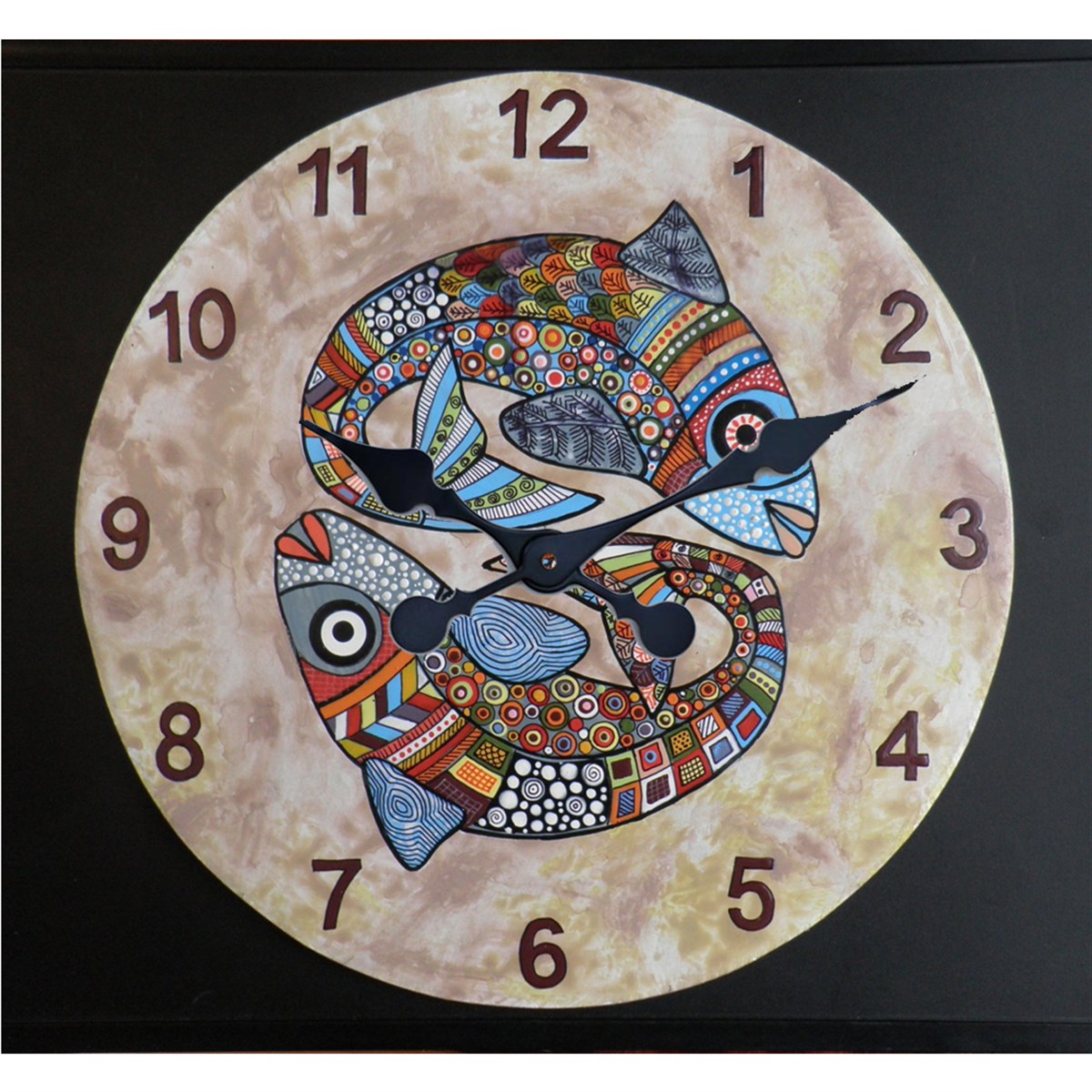 Markakanvas Yuvarlak Duvar Saati