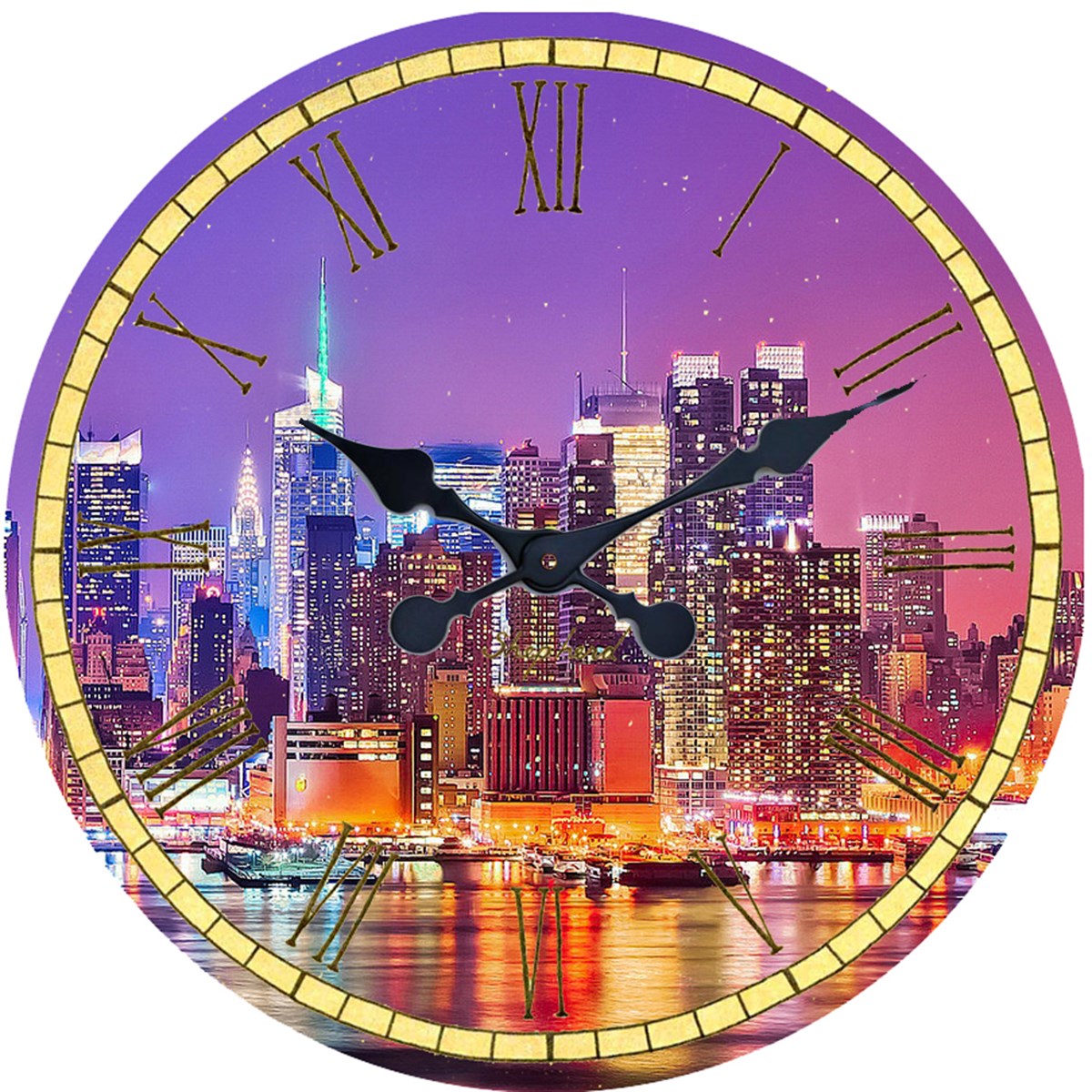 Markakanvas Yuvarlak Duvar Saati