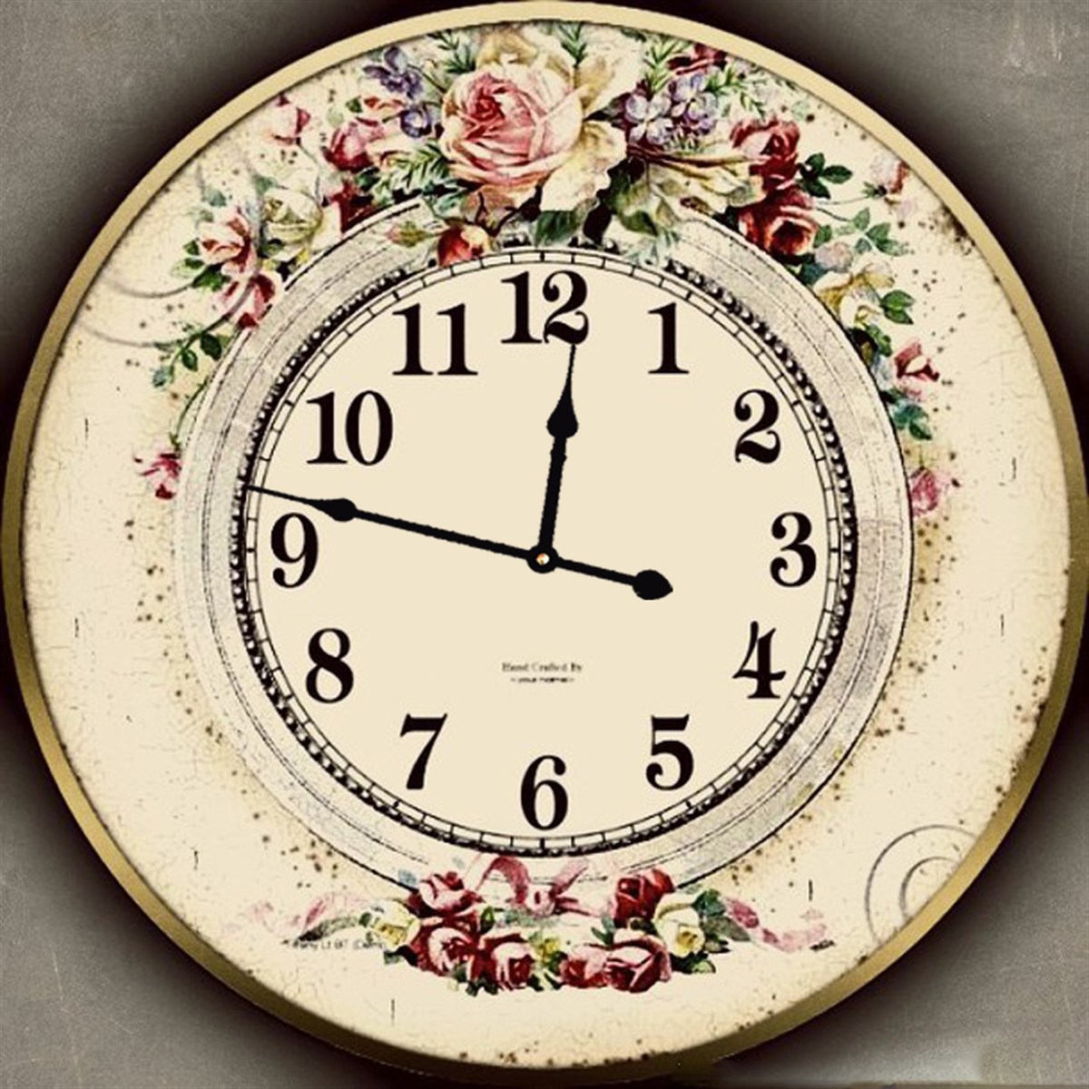 Markakanvas Yuvarlak Duvar Saati