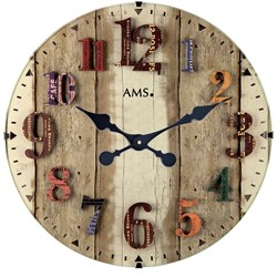 Ahşap Retro Duvar Saati