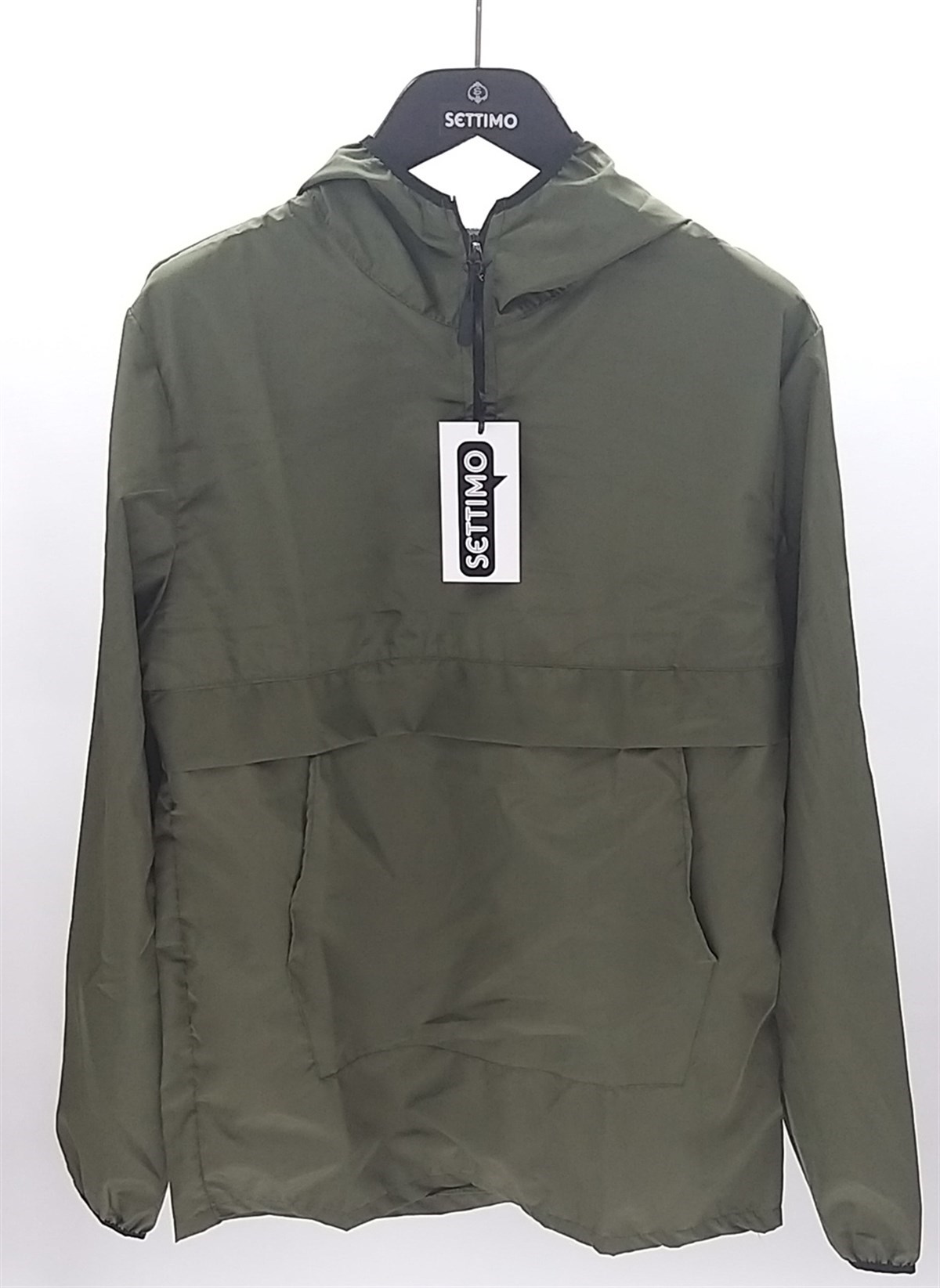 UNISEX HAKİ KAPÜŞONLU YAĞMURLUK.YağmurluklarMNT1.U.101-HKI-SSETTİMO