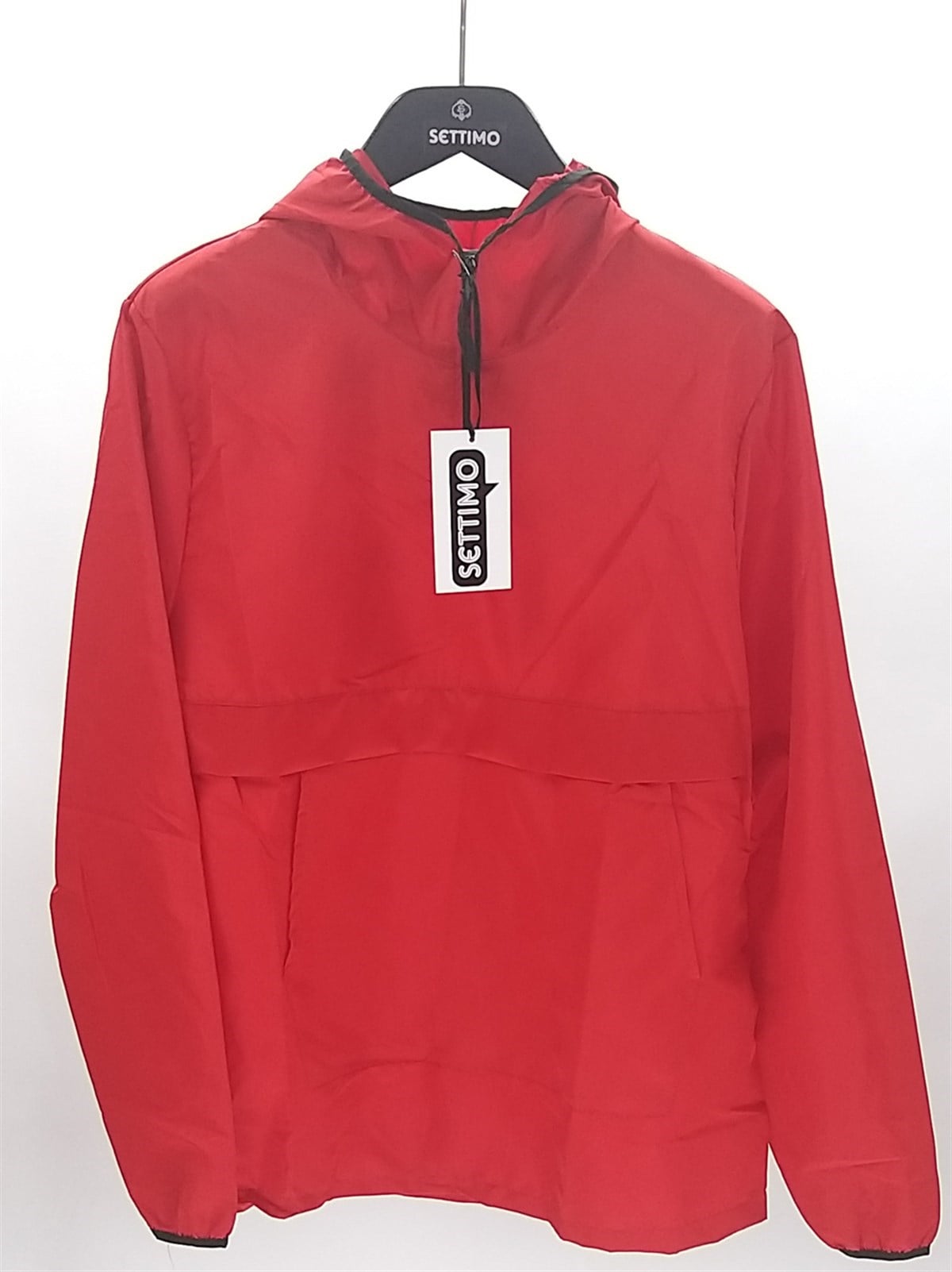 UNISEX KIRMIZI KAPÜŞONLU YAĞMURLUK.YağmurluklarMNT1.U.101-KRM-SSETTİMO