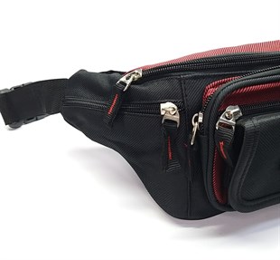 KIRMIZI UNISEX ÇOK CEPLİ BEL ÇANTASIBEL ÇANTALARIC1.U.134-1SETTİMO