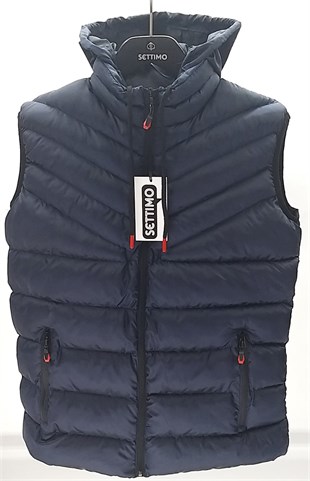 LACİVERT KAPÜŞONLU ŞİŞME YELEKŞişme yelekYLK.E.100-LAC-SSETTİMO