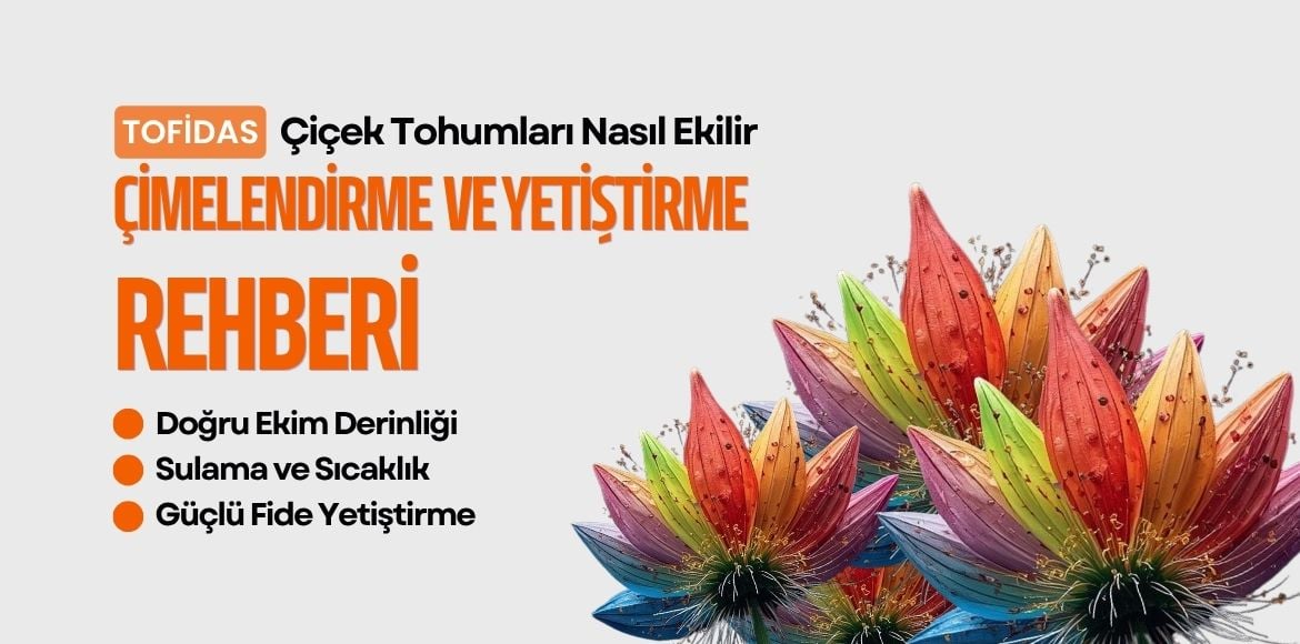 Çiçek Tohumu Nasıl Ekilir? Çimlendirme ve Yetiştirme Rehberi
