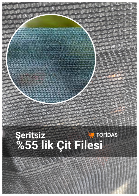Çit Filesi Görüntü Kesme Filesi %55lik