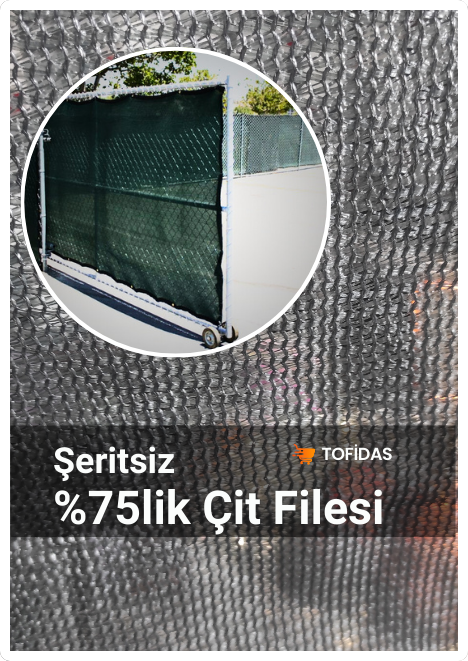 Çit Filesi Görüntü Kesme Filesi %75lik