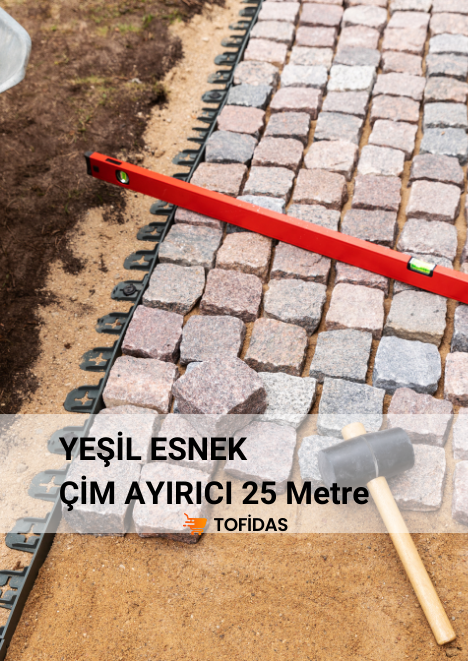 Yeşil Esnek Çim Sınırlayıcı 25 m