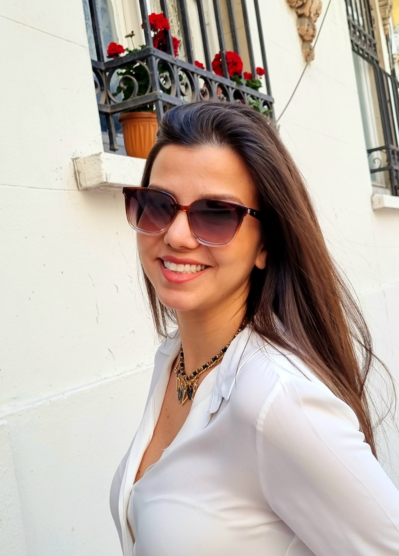 Herna Bal Çerçeve Renkli Lens Güneş Gözlüğü