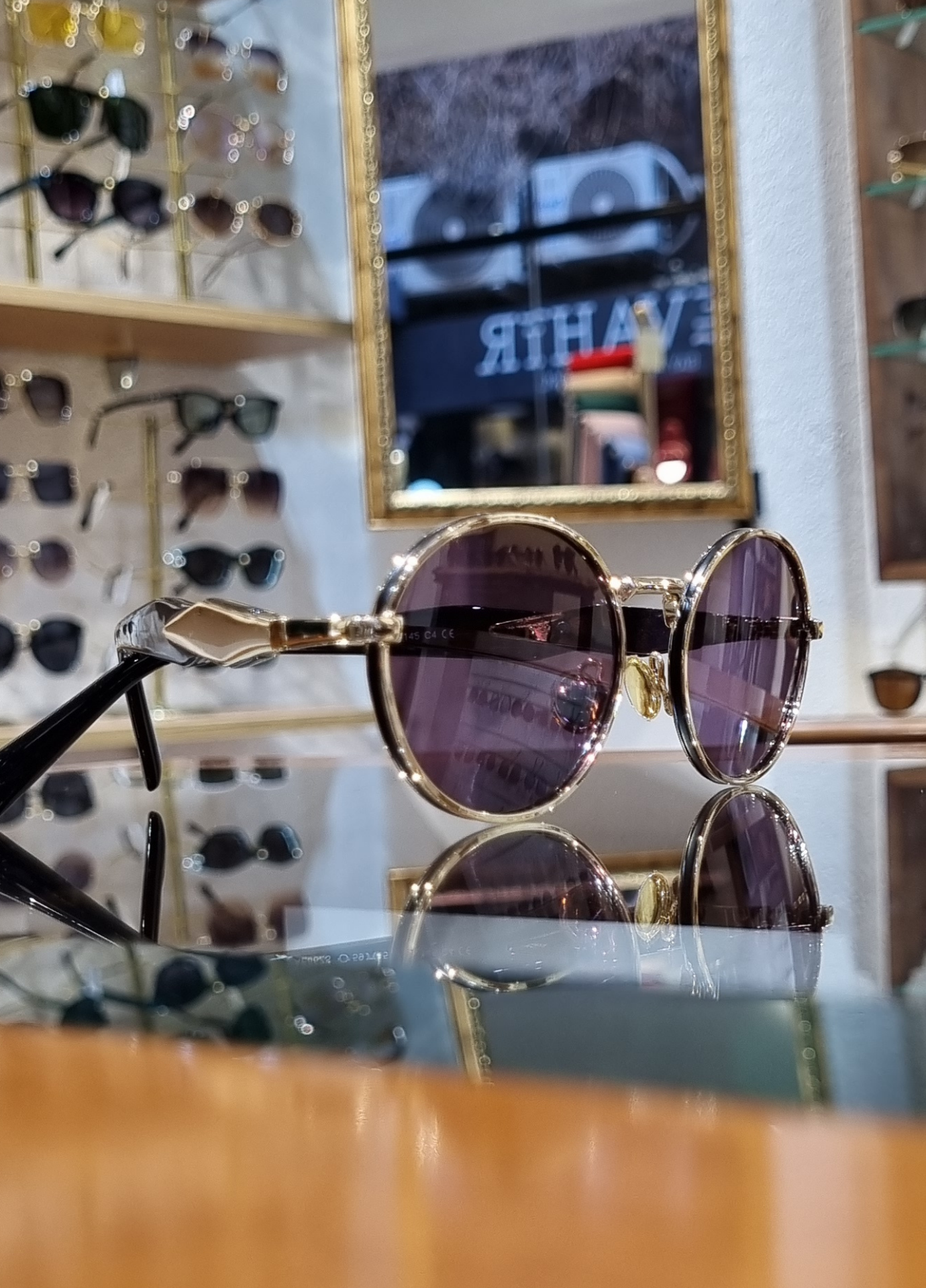 Perla Mor Gold Antirefle Cam Güneş Gözlüğü