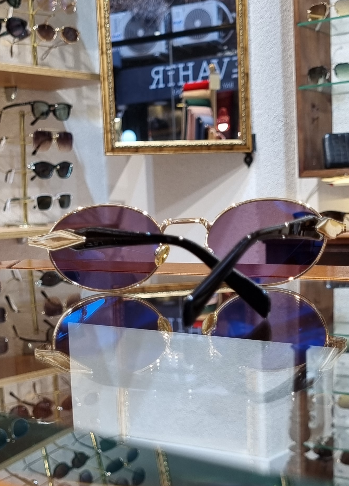 Perla Mor Gold Antirefle Cam Güneş Gözlüğü
